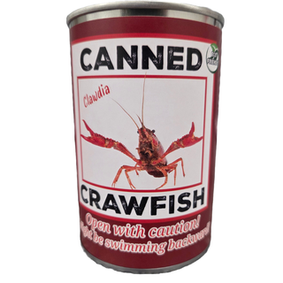 Clawdia the Canned Crawfish - Eco-Friendly Plush w/Jokes: Pop Top Lid