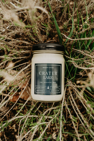 Crater Lake Oregon National Park Candle 12oz jar
