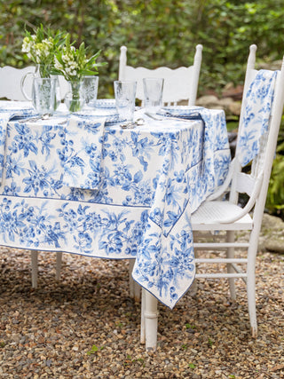Tablecloth Linen Cherry Blossom Floral Tablecloth: 54x54 April Cornell