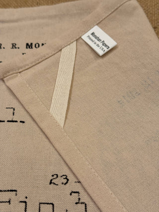 dish towel custom made Montgomery Dress Form Tea Towel made in USA