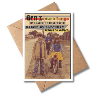 Birthday Greeting Cards Funny for Men Women Him Guys (Gen X)