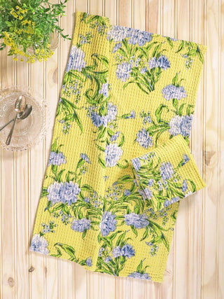 Sacha Yellow Tea Towel