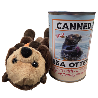Dave the Canned Sea Otter - Eco-Friendly and Recycled Gift: Pop Top Lid