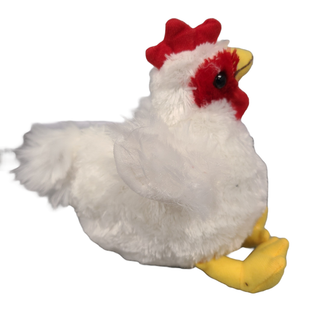 Canned Chicken | Farm Animal Plush w/Jokes | Unique Gift: Pop Top Lid