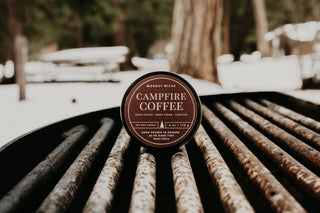 Campfire Coffee Candle - 100% Soy Wax - Nontoxic : 4oz / Wood Wick