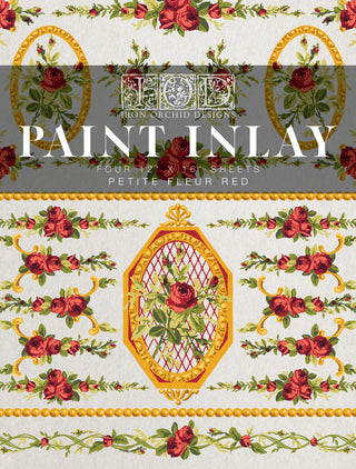 PETITE FLEUR RED PAINT INLAY