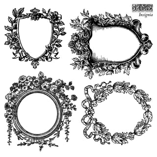 IOD 2025 Insignia Rubber & Silicone Stamp Home Decor DIY Furniture Craft Stamps Reusable Stamping Tool Walls, Custom Decor, and Crafting Project