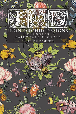Fairy Tale Florals IOD TRANSFER