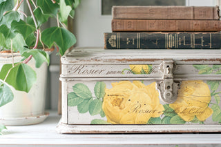 Rose Botanicals IOD Transfer Rub-On Decal for Furniture Decor IOD Transfer for DIY Furniture Makeovers & Unique Home Decor Project