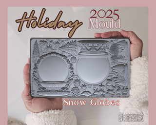 IOD NEW Snow Globes mould Iron Orchid Designs silicone mould
