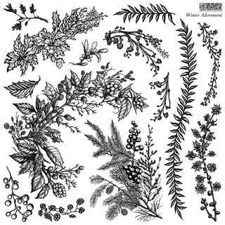 Stamp Winter Adornment IOD LIMITED RELEASE