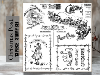 IOD Christmas Post Stamp Holiday Limited Addition