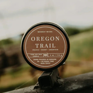Oregon Trail PNW 100% Soy Wax Wood Wick 12oz jar
