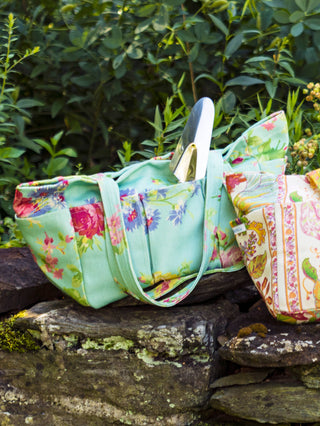 Cottage Rose Outdoor Garden Tote April Cornell