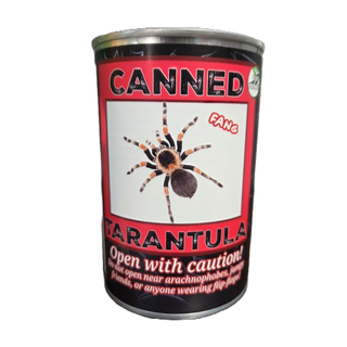 Canned Tarantula - Bug Insect Plush Gift in Can w/Jokes: Pop Top Lid