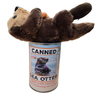Dave the Canned Sea Otter - Eco-Friendly and Recycled Gift: Pop Top Lid