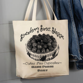 Farmers Market, Strawberry Pie Tote Bag