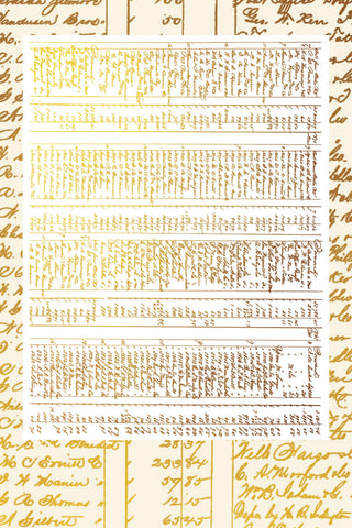 IOD Emporium Foil Gilded Rub-On Decal Transfer