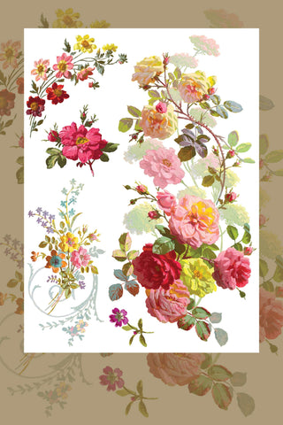 IOD Saint Germain Rub-On Decal Transfer