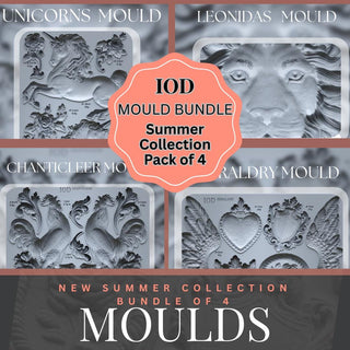 BUNDLE Moulds bundle 4 NEW IOD Summer Collection Iron Orchid Designs