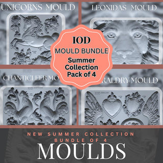 BUNDLE Moulds bundle 4 NEW IOD Summer Collection Iron Orchid Designs