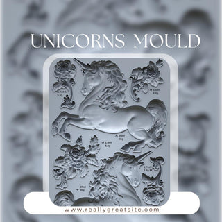 IOD  UNICORNS Iron Orchid Designs silicone mould
