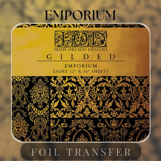 IOD Emporium Foil Gilded Rub-On Decal Transfer