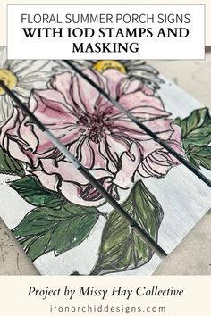 IOD PASTICHE Large Rubber & Silicone Stamp Home Decor DIY Furniture Craft Stamps Reusable Stamping Tool Walls, Custom Decor, and Crafting Project