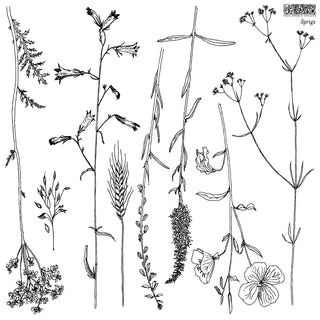 Stamp IOD Sprigs Iron Orchid Designs DIY stamps