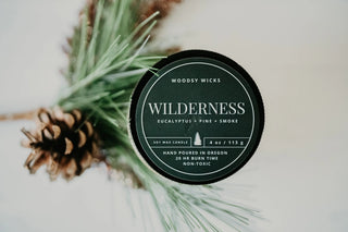 Wilderness Oregon Candle Woodsy Wicks 4oz jar