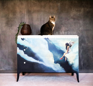 Decoupage Paper Angel Mint by Michelle