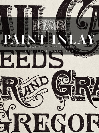 Paint Inlay Gregory's Catalogue IOD