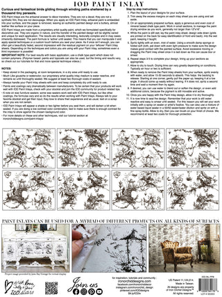 Paint Inlay Petits Parasols IOD