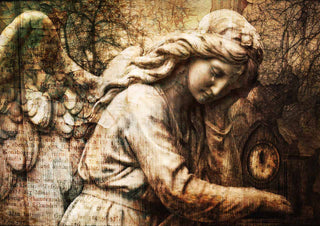 Rice Decoupage Paper for Furniture GOTHIC ANGEL || Decoupage Queen || Decorative Paper Gothic Angell