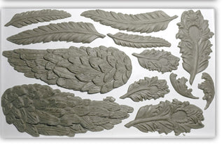 IOD Wings and Feathers Moulds