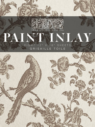 Paint Inlay Grisaille Toile IOD