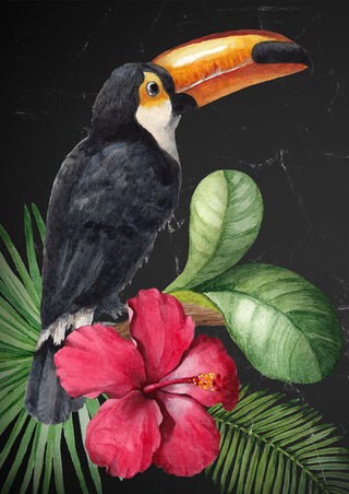 Decoupage paper Toucan Mint by Michelle