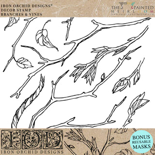 Stamp™ Branches & Vines IOD DIY