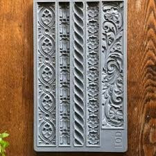 IOD Trimmings ll Iron Orchid Designs silicone mould embellishment applique for furniture home décor mix media baking arts and craft and more