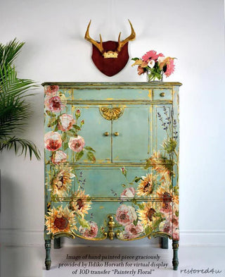 Transfer Painterly Florals