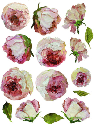 Transfer Painterly Florals