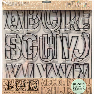 Stamp™ Lettering Retro IOD