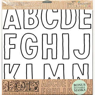 Stamp™ Lettering Retro IOD