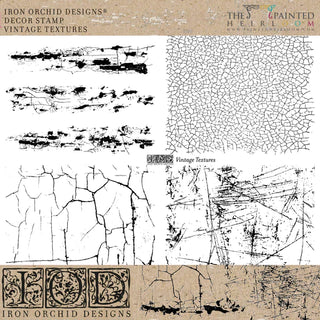 Stamp Vintage Textures IOD