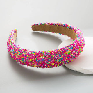 Fashionable Wide Headband for Women - Stylish Sponge Hairband: Pink