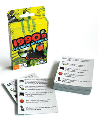 1990s A Decade of Trivia Card Game