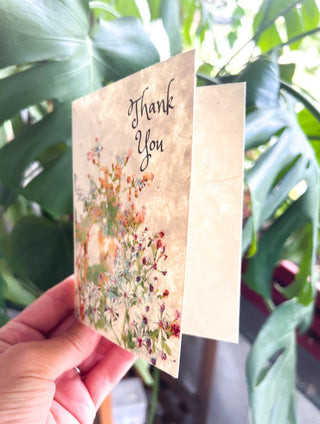 Seed Paper Cards || Blank Or Personalized Insert