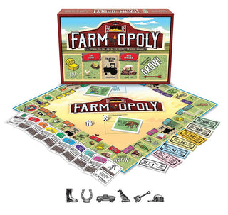 Farm Opoly (new design) Board Game, by Late for the Sky