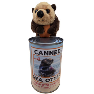 Dave the Canned Sea Otter - Eco-Friendly and Recycled Gift: Pop Top Lid