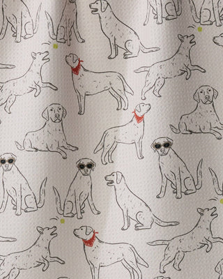 Lab Pack Tea Towel: Poppy